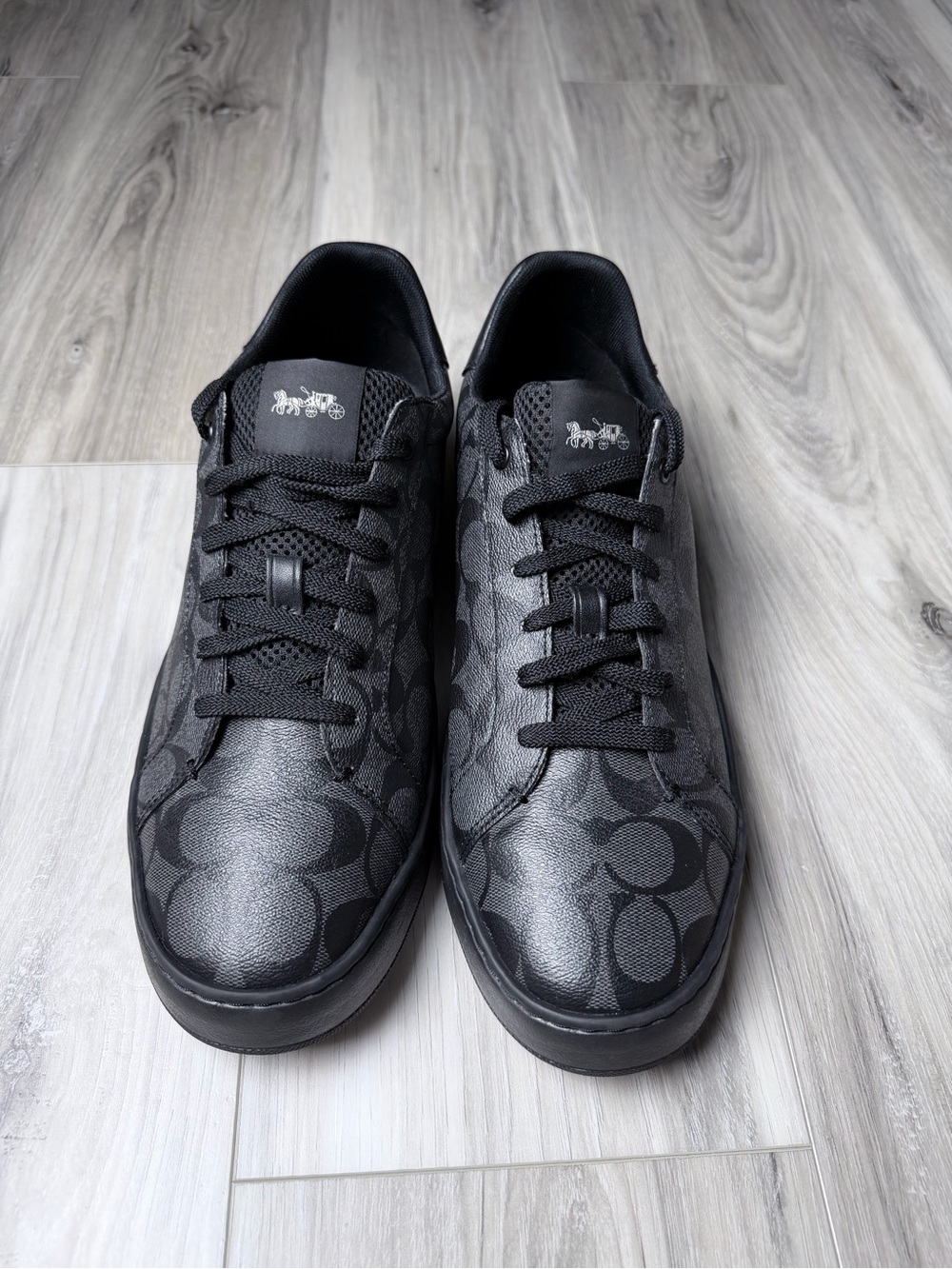 Coach G4949 Men’s 11.5 Black Signature C Low Top Sneakers